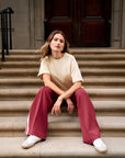 Add sophistication with the unique 'Maroon' Trouser Track Pant.