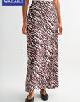 Parchment Cherry Plus-Size Belle Maxi Skirt