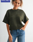 Earth Plus-Size Broome Crop Sweater