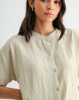 Oyster Relaxed Button Down Shirt
