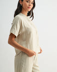 Oyster Relaxed Button Down Shirt