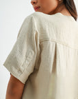 Oyster Relaxed Button Down Shirt