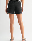 Black Eiffel Mid Rise Short