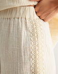 Pearl 3 Inch Short w/ Crochet Side