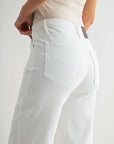 Ivory Dover Cropped Straight Leg Jeans