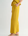 Dijon Pleated Wide Leg Trouser