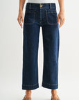 Soho Crop Jean Dark Indigo Denim