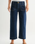Soho Crop Jean Dark Indigo Denim