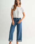 Side Tie Knit Top Gardenia