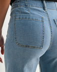 Soho Crop Jean Light Vintage Blue Denim
