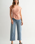 Conch Draped Knit Top
