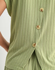 Pear Cozy Rib Tee