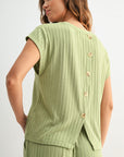 Pear Cozy Rib Tee