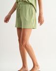 Pear Cozy Rib Shorts