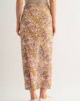 Conch Ruched Mesh Skirt