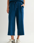 Blue Opal Cropped Pant