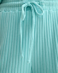 Aqua Sky Cozy Rib Shorts