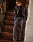 Black V-Yoke Lounge Pant