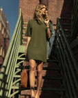 Moss Short Sleeve T-Shirt Dress