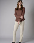 Step up your look with this unique 'Bone White Denim' Dover Straight Leg- White.
