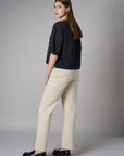Step up your look with this unique 'Bone White Denim' Dover Straight Leg- White.