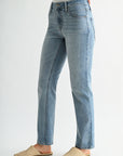 Medium Indigo Denim Dover Straight Leg