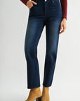 Medium Indigo Denim Dover Straight Leg
