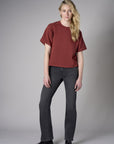 Experience the warm look of our 'Black Denim' Chelsea Bootcut- Washed Black.
