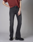 Experience the warm look of our 'Black Denim' Chelsea Bootcut- Washed Black.