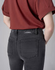 Experience the warm look of our 'Black Denim' Chelsea Bootcut- Washed Black.