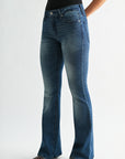Dark Whisker Wash Eiffel Flare Leg