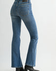 Vintage Crease Wash Eiffel Flare Leg