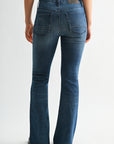 Dark Whisker Wash Eiffel Flare Leg