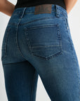 Dark Whisker Wash Eiffel Flare Leg