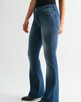 Dark Whisker Wash Eiffel Flare Leg