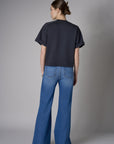 Go bold with the 'Indigo Denim' Bond Wide Leg, designed for standout style.