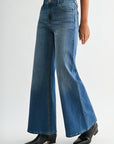 Indigo Denim Bond Wide Leg