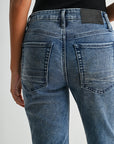 Medium Indigo Denim Melrose Tapered Jean