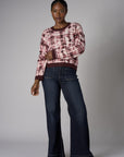 Dark Whisker Wash Soho Wide Leg Jean
