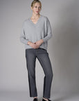Dark Whisker Wash Two-Tone Straight Leg Jean