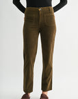 Moss Soho Straight Leg Corduroy Pant