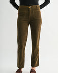 Moss Soho Straight Leg Corduroy Pant