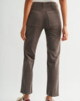 Mushroom Soho Straight Leg Corduroy Pant
