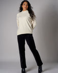 Black Soho Straight Leg Corduroy Pant