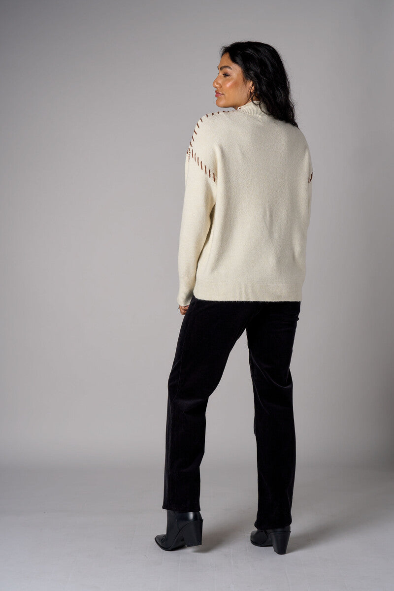 Black Soho Straight Leg Corduroy Pant