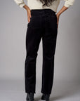 Black Soho Straight Leg Corduroy Pant