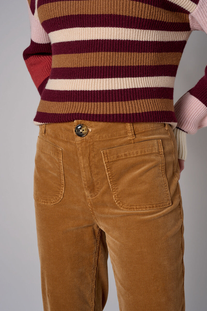 Ochre Soho Straight Leg Corduroy Pant