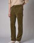 Olive Soho Straight Leg Corduroy Pant