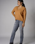 Gray Wash Patch Pocket Tapered Jean