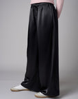 Black Pull On Wide Leg Pant